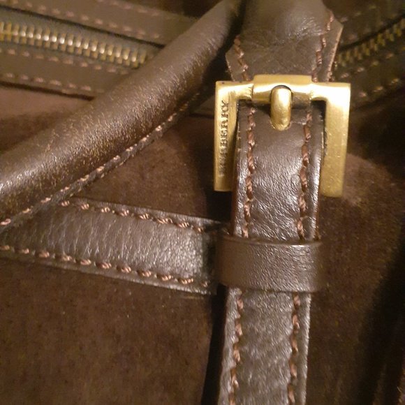 Burberry Suede Fringe Bag Satchel w/ Fringes - Picture 4 of 11